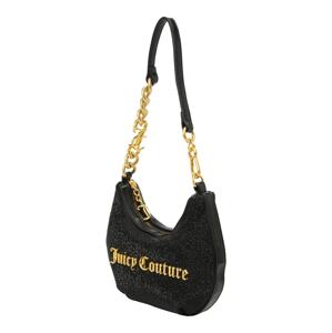 Juicy Couture Taška přes rameno 'Pavè Party Baguette' zlatá / černá