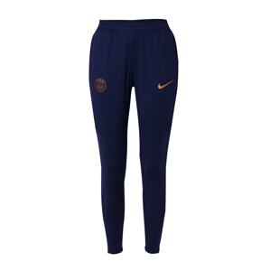 NIKE Sportovní kalhoty noční modrá / tmavě oranžová