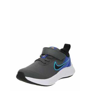 NIKE Sportovní boty modrá / aqua modrá / tmavě šedá / černá