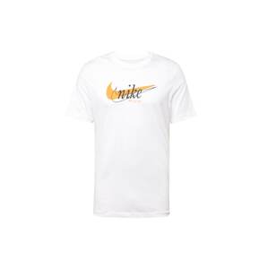 NIKE Funkční tričko oranžová / černá / bílá
