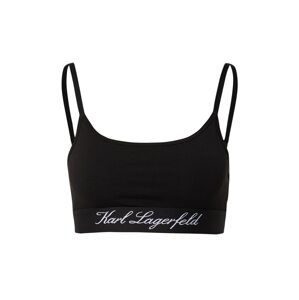 Karl Lagerfeld Podprsenka 'Hotel' černá / bílá