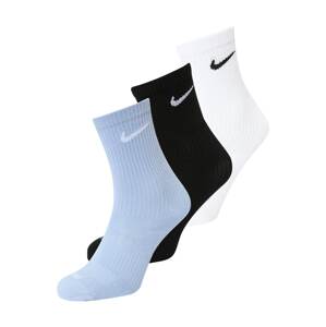 NIKE Sportovní ponožky  světlemodrá / černá / bílá
