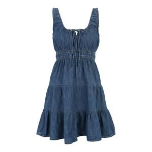 Gap Petite Šaty modrá džínovina