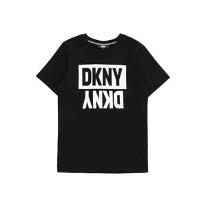 DKNY Tričko černá / bílá