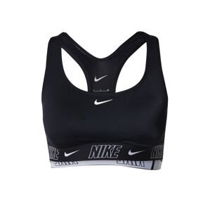 Nike Swim Sportovní top černá / bílá