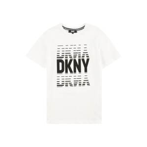DKNY Tričko černá / bílá