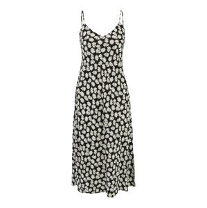 Gap Petite Letní šaty černá / bílá