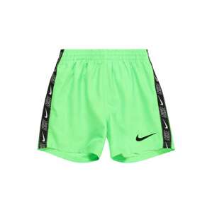 Nike Swim Sportovní plavky  svítivě zelená / černá / bílá