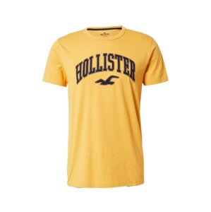 HOLLISTER Tričko žlutá / černá