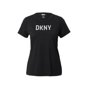 DKNY Tričko černá / offwhite