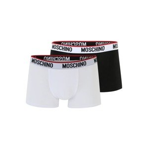 Moschino Underwear Boxerky světle šedá / červená / černá / offwhite