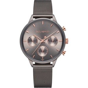 Paul Hewitt Analogové hodinky 'Everpulse'  růžově zlatá / režná