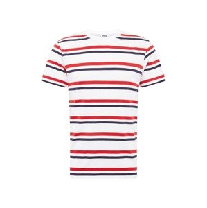 Urban Classics Tričko  námořnická modř / červená / bílá