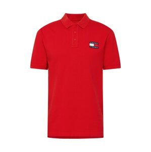 Tommy Jeans Tričko 'Badge Polo'  červená