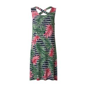 ZABAIONE Letní šaty 'Gia'  námořnická modř / trávově zelená / světle růžová / bílá
