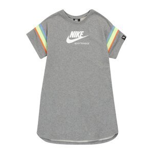 Nike Sportswear Šaty 'Heritage'  modrá / šedá / zelená / červená / bílá