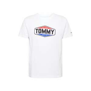 Tommy Jeans Tričko  tmavě modrá / bílá