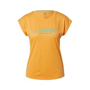 ADIDAS TERREX Funkční tričko mátová / oranžová