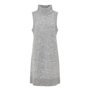 OBJECT Úpletové šaty 'LAUREN' šedý melír