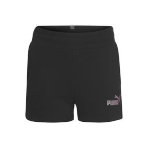 PUMA Sportovní kalhoty  růžová / černá