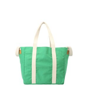 ESPRIT Nákupní taška 'Gaia' béžová / hnědá / zelená