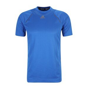 ADIDAS PERFORMANCE Funkční tričko  modrá / stříbrná