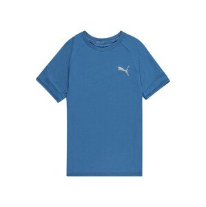 PUMA Funkční tričko 'Evostripe'  modrá / stříbrná