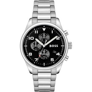 BOSS Black Analogové hodinky  černá / stříbrná / bílá