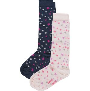EWERS Ponožky noční modrá / pink / růže / bílá