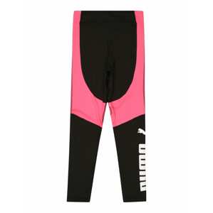 PUMA Sportovní kalhoty 'RT FAVORITES'  světle růžová / černá / bílá