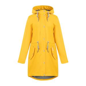 MYMO Funkční kabát žlutá / stříbrně šedá