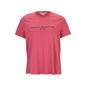 Tommy Hilfiger Curve Tričko pink / černá
