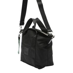 LACOSTE Nákupní taška  zelená / černá / bílá