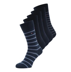 TOMMY HILFIGER Ponožky '5P GIFTBOX STRIPES'  modrá / námořnická modř / světle červená / bílá