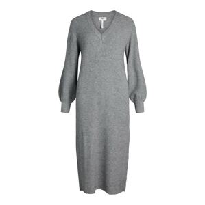 OBJECT Tall Úpletové šaty 'Malena' šedý melír