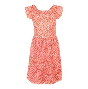 Trendyol Letní šaty oranžově červená / bílá
