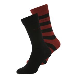 GANT Ponožky  červená / černá