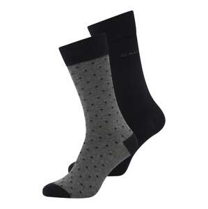 GANT Ponožky  šedá / černá