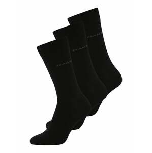 GANT Ponožky  světle šedá / černá