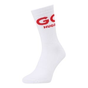 HUGO Ponožky  červená / bílá