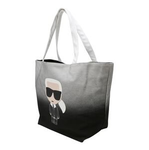 Karl Lagerfeld Nákupní taška 'Ikonik'  tělová / šedá / černá / bílá