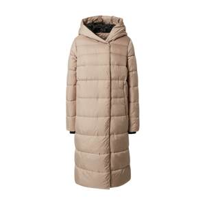 4F Outdoorový kabát  světle hnědá / černá