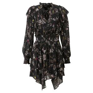 AllSaints Košilové šaty 'ELISE VIOLA'  jedle / burgundská červeň / černá / bílá