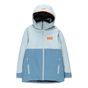 HELLY HANSEN Sportovní bunda 'TRAVERSE'  kouřově modrá / azurová / tmavě oranžová