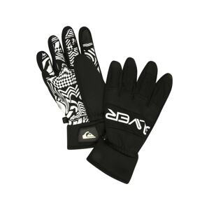 QUIKSILVER Sportovní rukavice  černá / bílá