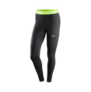 NIKE Sportovní kalhoty zelená / černá / bílá