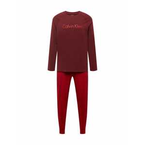 Calvin Klein Underwear Pyžamo dlouhé červená / krvavě červená