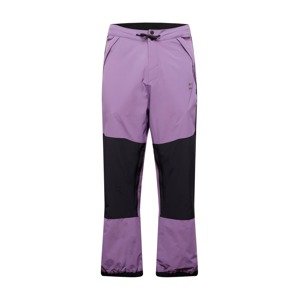 QUIKSILVER Outdoorové kalhoty 'SNOW DOWN' fialová / černá