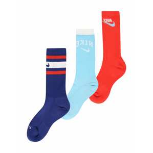 Nike Sportswear Ponožky  námořnická modř / světlemodrá / tmavě oranžová / bílá