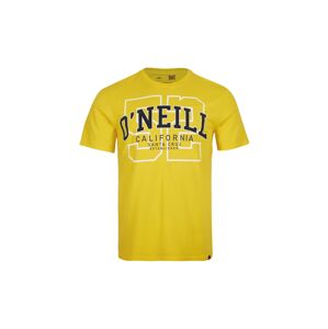 O'NEILL Funkční tričko  žlutá / černá / bílá